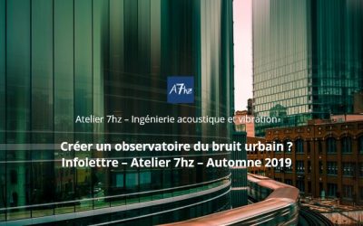 Infolettre – Automne 2019