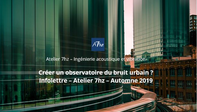 Infolettre – Automne 2019
