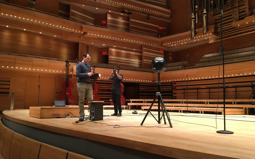 Mesures de réponses impulsionnelles à la Maison Symphonique de Montréal